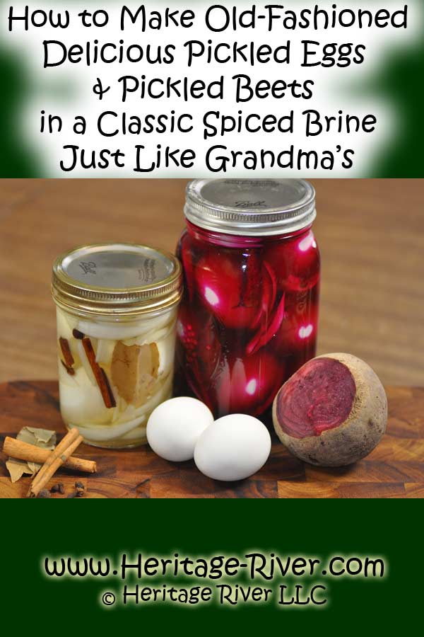 How To Make Old-Fashioned Delicious Pickled Eggs And Pickled Beets In A ...